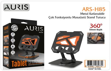 Auris H85 Tablet Tut.Metal Masa Telefon Tutucu